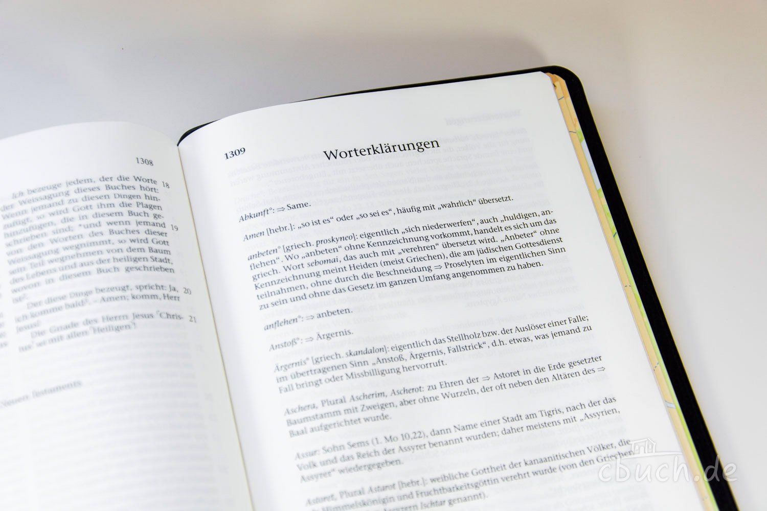 Die Bibel - Großausgabe (Leder): Elberfelder Überarbeitung 2003, Edition CSV-Hückeswagen, Hausbibel, feines Kalbsleder, schwarz, flexibel, Goldschnitt, mit Karten