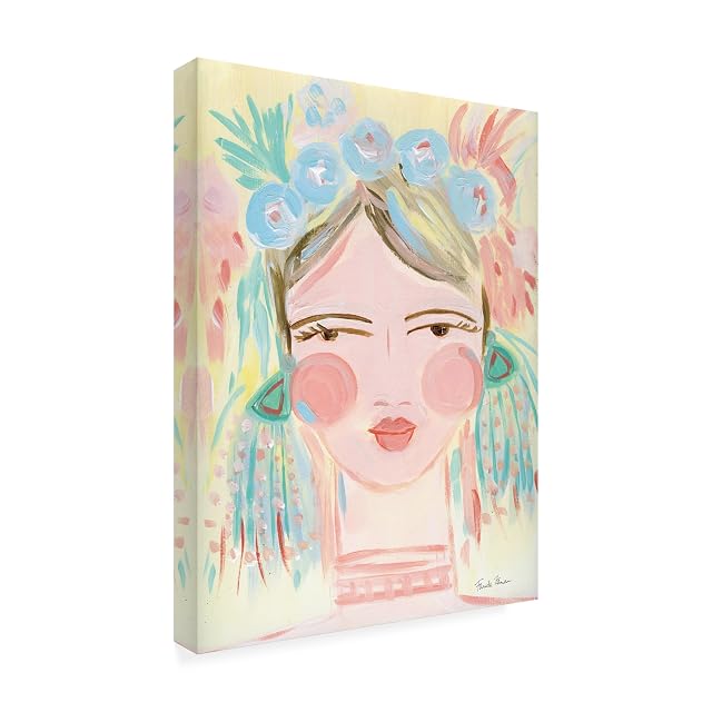 Wrapped Canvas Wall Art - Farida Zaman Fresh Face I Wall Art for Living Room Bedroom or Office