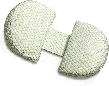 Oternal Pregnancy Pillow for Pregnant Women   Comfortable Maternity Pillow for Side Sleepers, Supports Back, Belly, Hips, and Legs, with Removable & Adjustable Cover Green, Plus