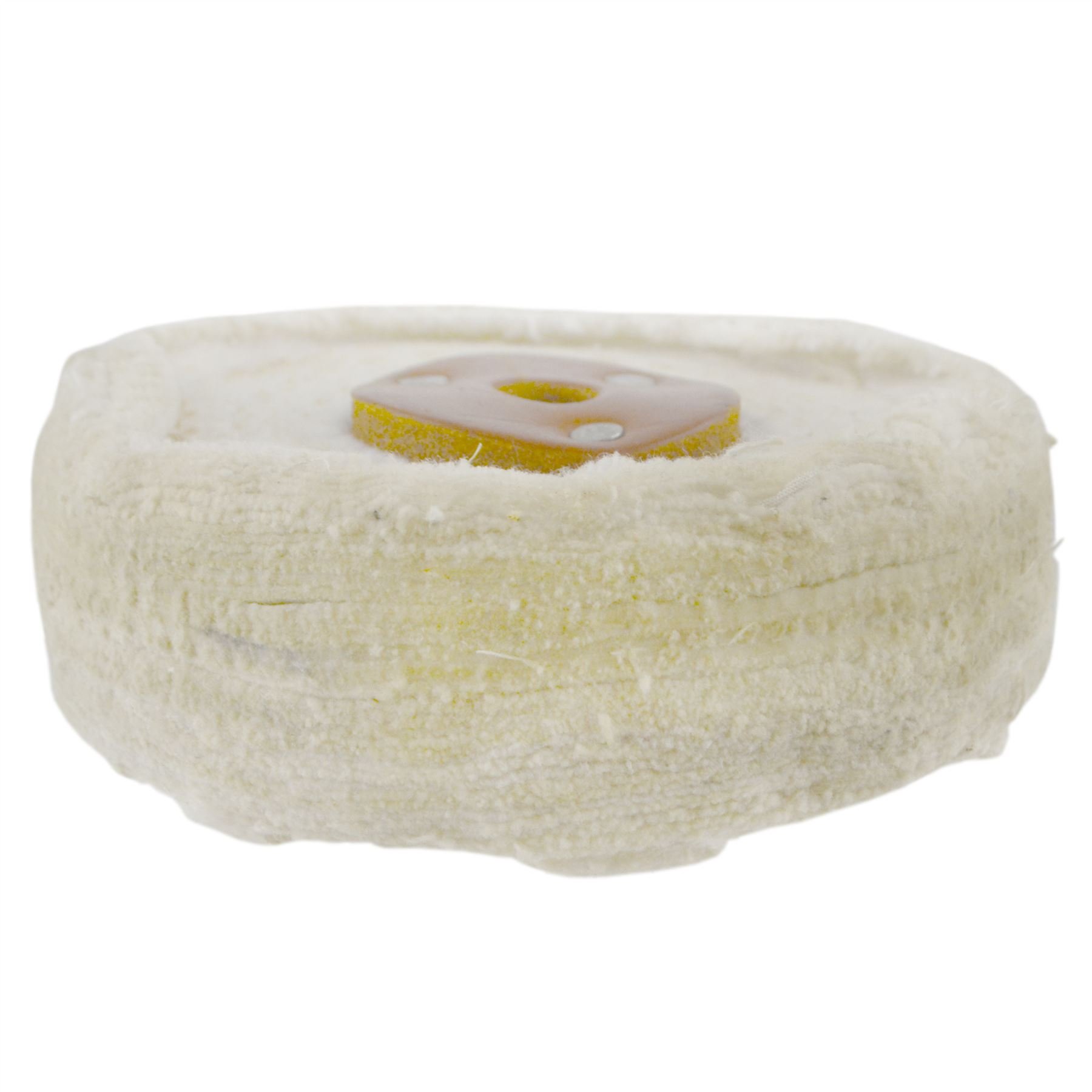 White Close Stitched Polishing Buffing Mop 4