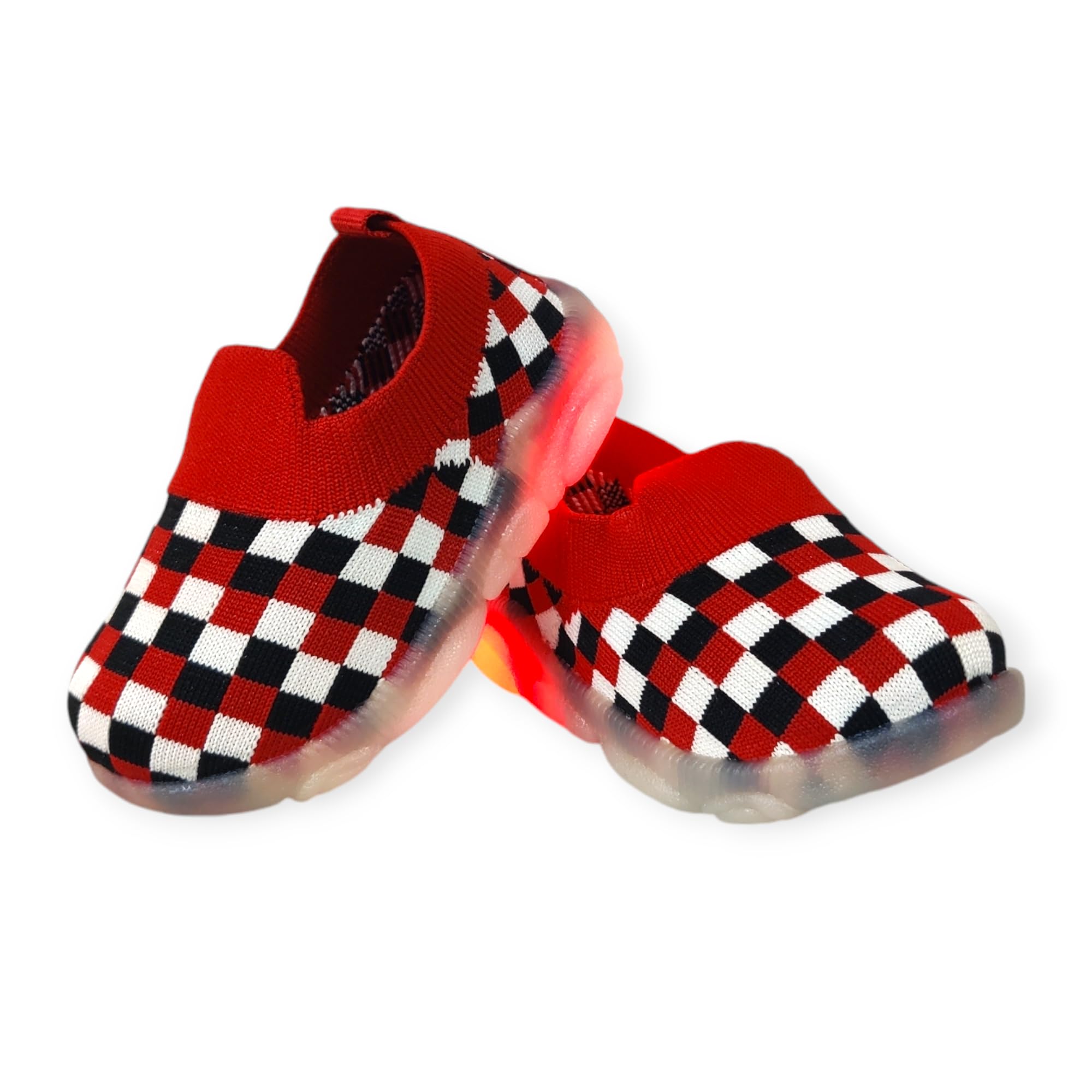 coolz Kids Knitted First Walking Shoes with Light Led-04 for Baby Boys and Baby Girls for 9-24 Months-picture-55