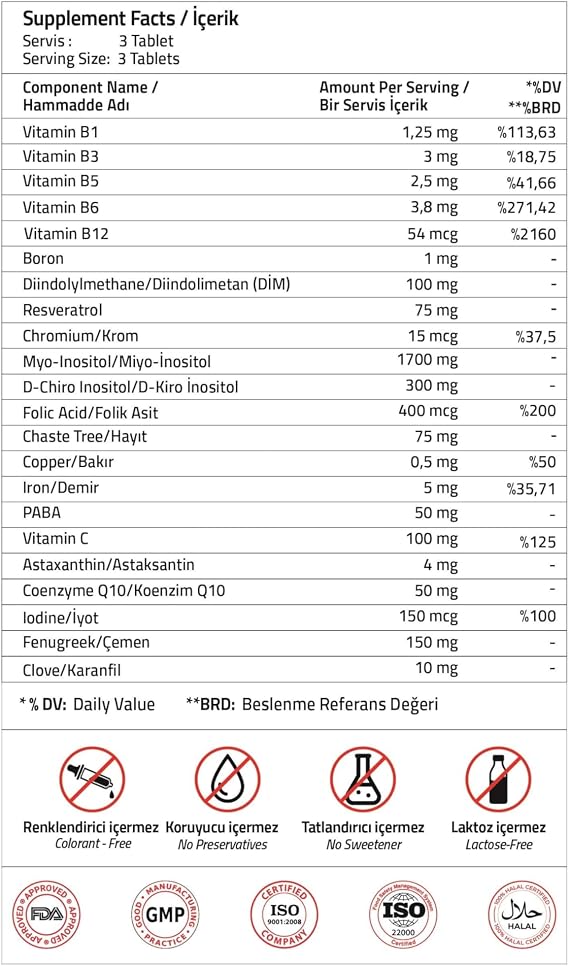 Validus Infer-female 120 Tablets