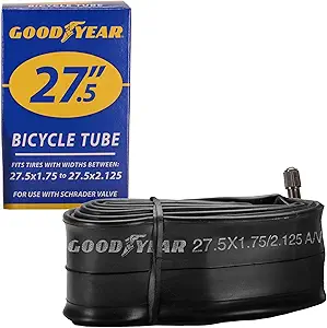 Goodyear Bicycle Tube with Butyl Rubber - Dependable Bike Tubes for Premium Cycling