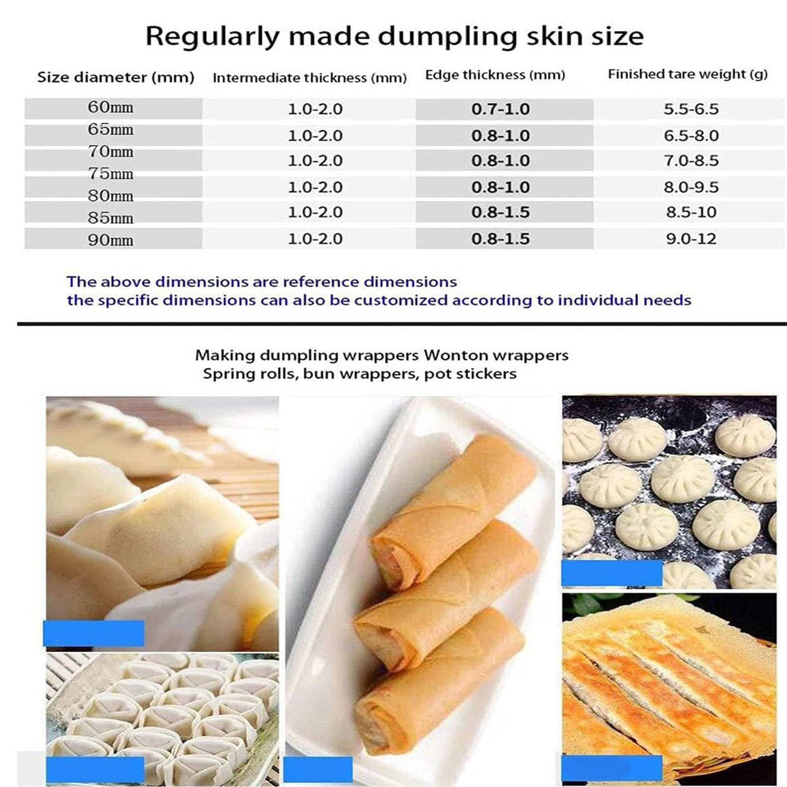 Electric Dumpling Wrapper Machine,Automatic Dumpling Skin Maker Machine,Stainless Steel Multifunctional Electric Dumpling Machine,140w Round Mold Dough Processing Machine