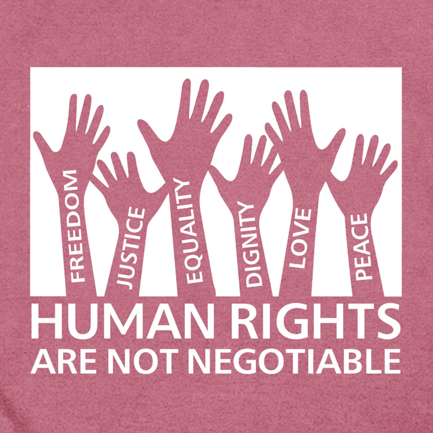 Women Equality T-Shirts Human Rights are Not Negotiable Printed Shirt Freedom Justice Tee Tops - Image 5