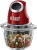 Russell Hobbs 24660-56 Mini Doğrayıcı Desire, Tek Elle Kontrol Düğmesi, Kapak Dahil 500 Ml Cam Kap, Sebze Doğrayıcı, Elektrikli Karıştırıcı, Sebzeler, Meyveler ve Etler İçin, Kırmızı