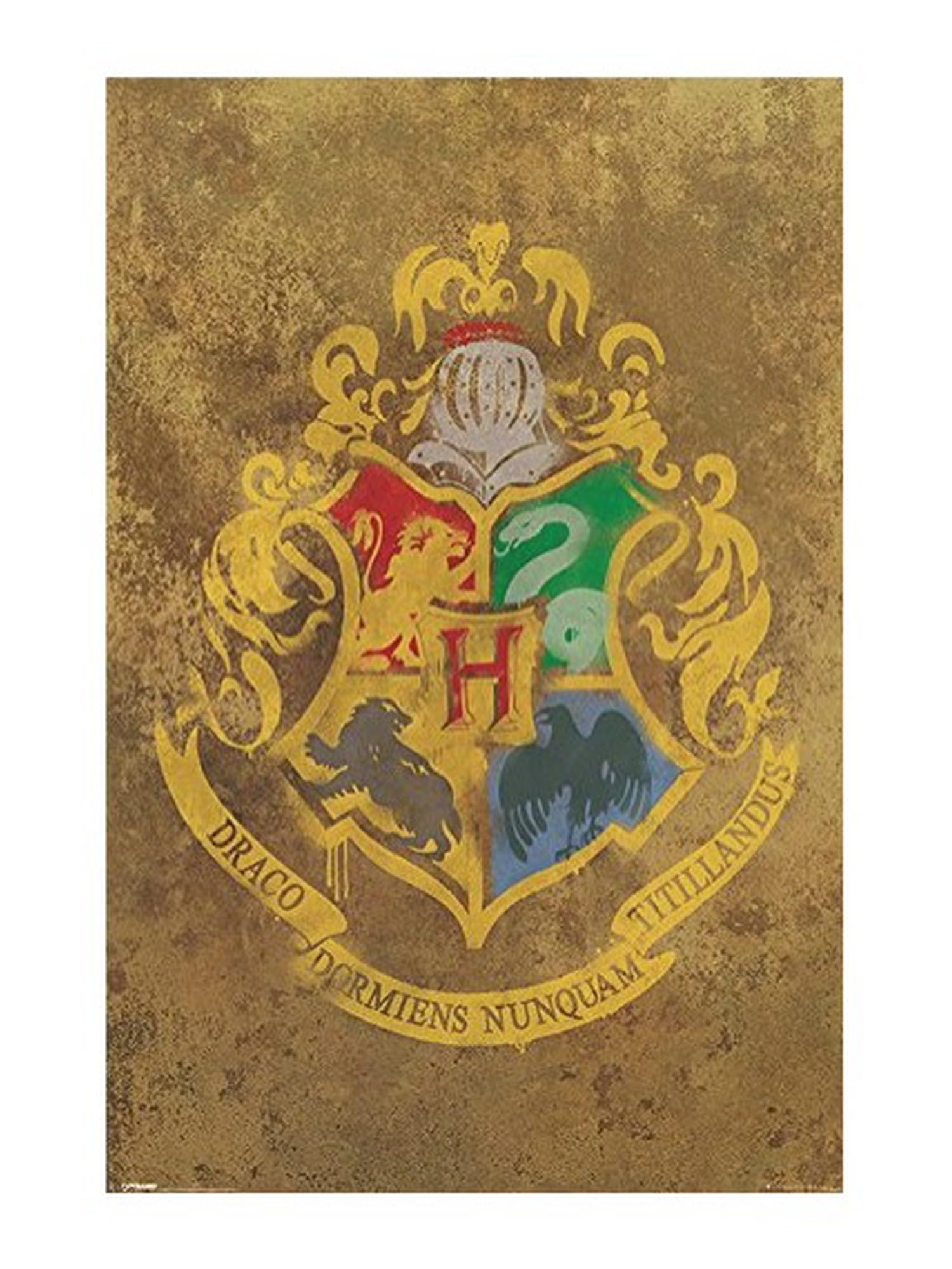 Harry Potter Mehrfarbig Poster (47C) Hogwarts Crest (61X91,5)