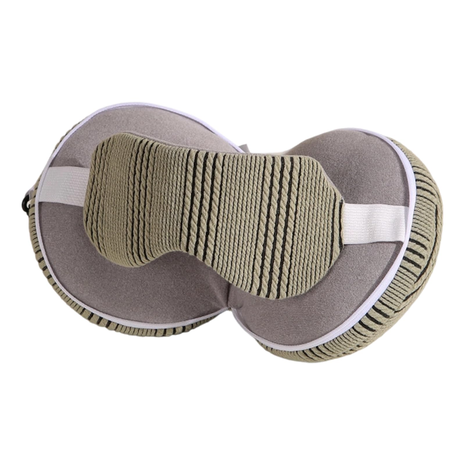 Elnwnnkc Eye Cover and Neck Pillow for Travel Soft Breathable Fabric with Portable Design for Airplanes Offices Rest Ergonomic Car Neck Pillow