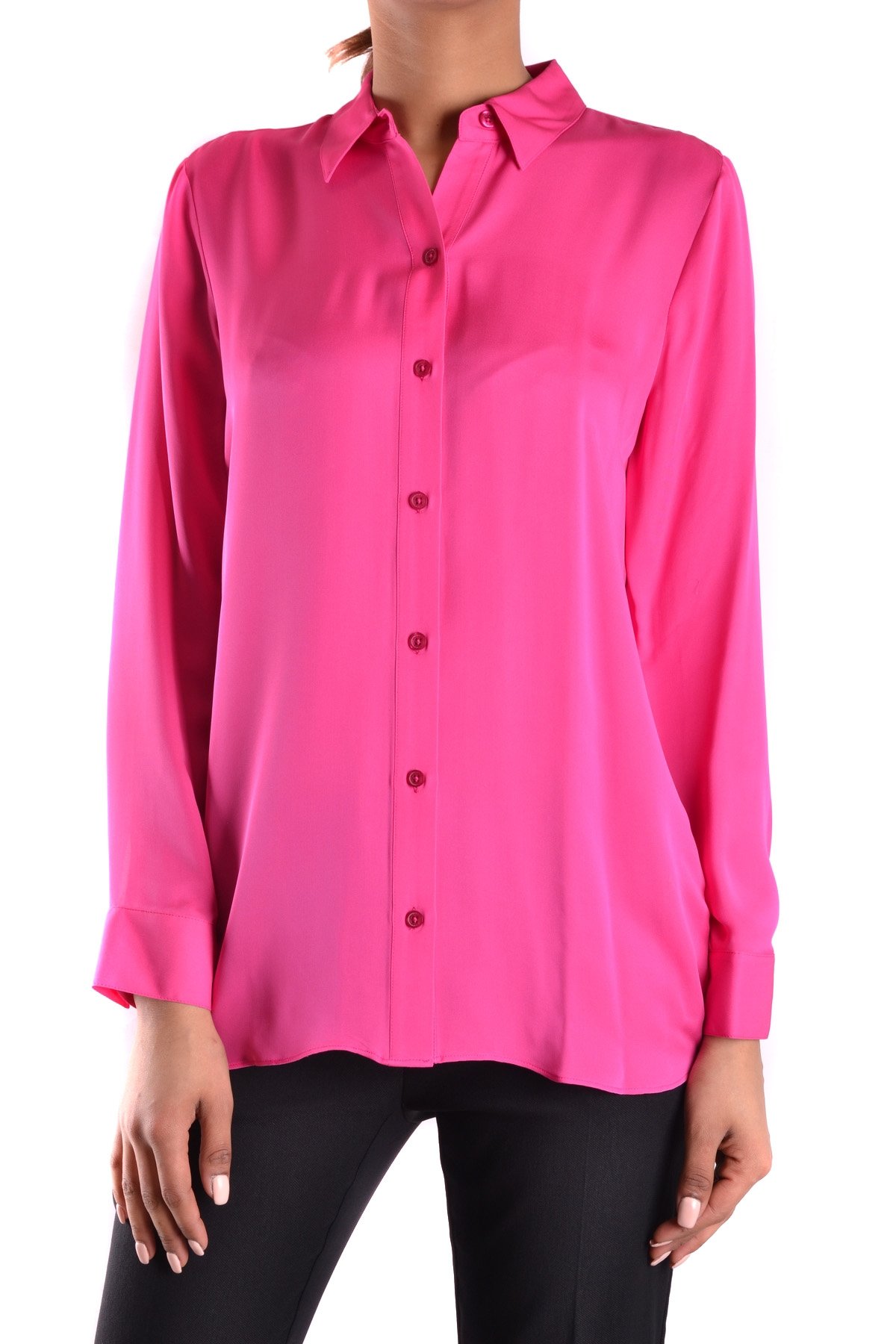Michael Kors Womens Mcbi208111o Fuchsia Silk Shirt | Desertcart Gibraltar