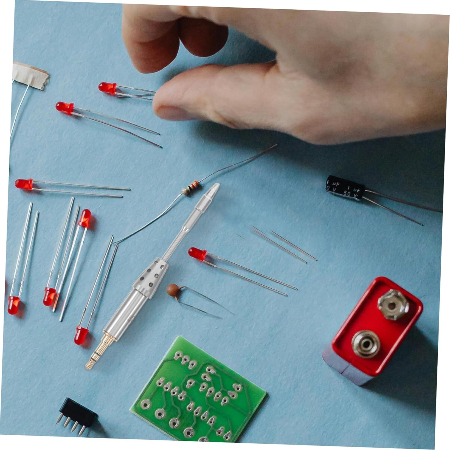 Mipcase Replacement Soldering Iron Tips for TS80P/TS80 Cordless Welding Tools High-Temperature Resistant Metal Heating Elements 2-Pack Soldering Accessories for Precision Work