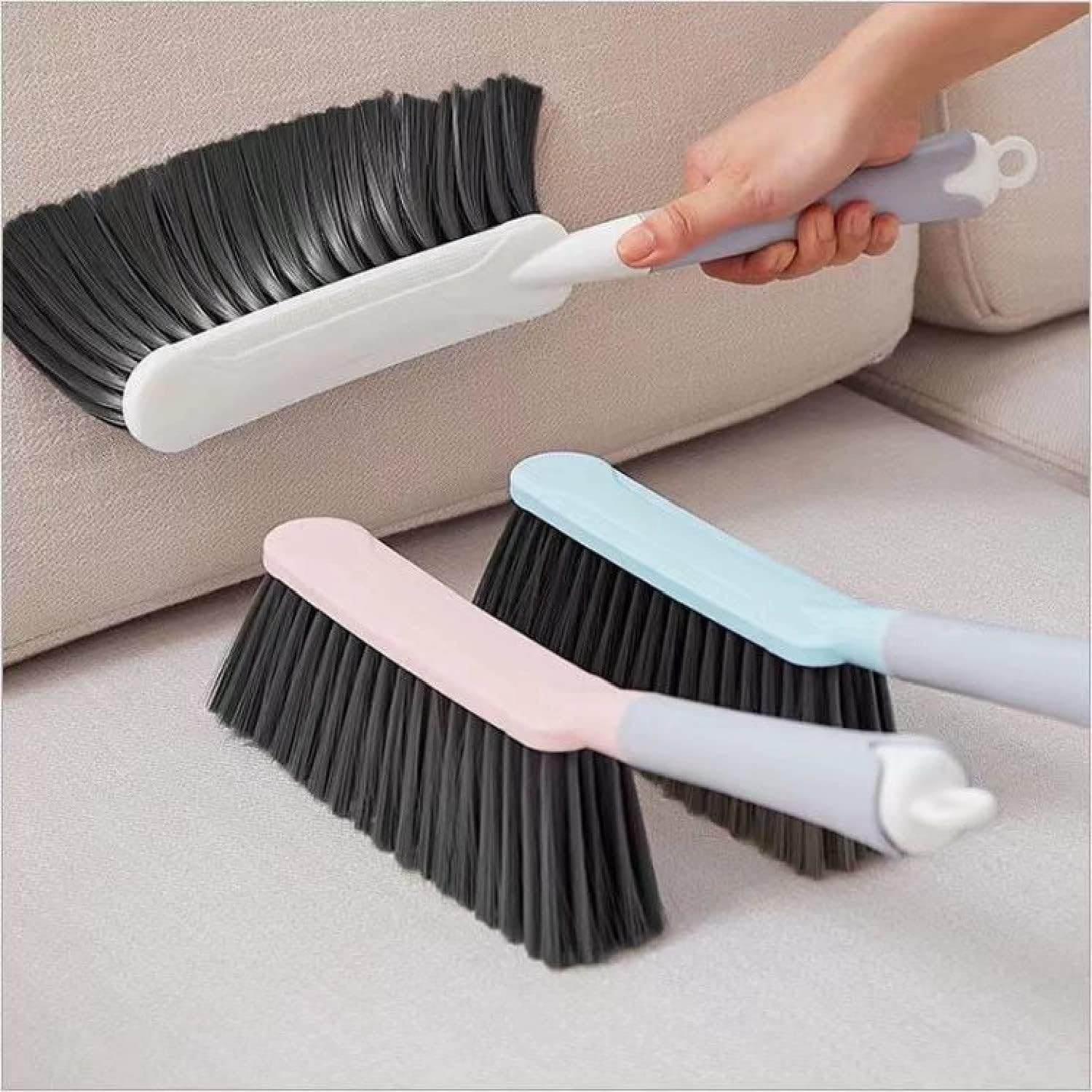 Netram Store Dust Removal Brush Microfiber Bristles Dusting Semi Hard Long Bristle for Carpet, Keyboard, Home, Hotel and Household (White) 1