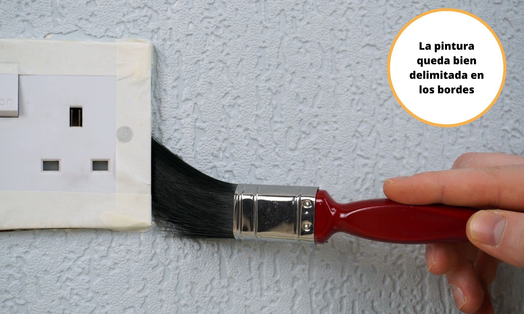 GOCABLETIES - Cinta de enmascarar de 25 mm x 50 m - Cinta Carrocero - Cinta de pintor para proteger las superficies al decorar - Adhesivo sin disolventes - Pack de 2 rollos