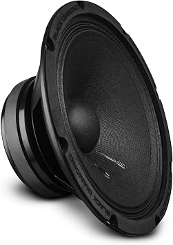 BLACK DIAMOND DIA-8MB300-8 8" Mid-Bass Car Loudspeaker 300W Max / 150W RMS, 97dB Sensitivity, 8, Kapton Voice Coil & Paper Cone, Professional-Grade Car Audio