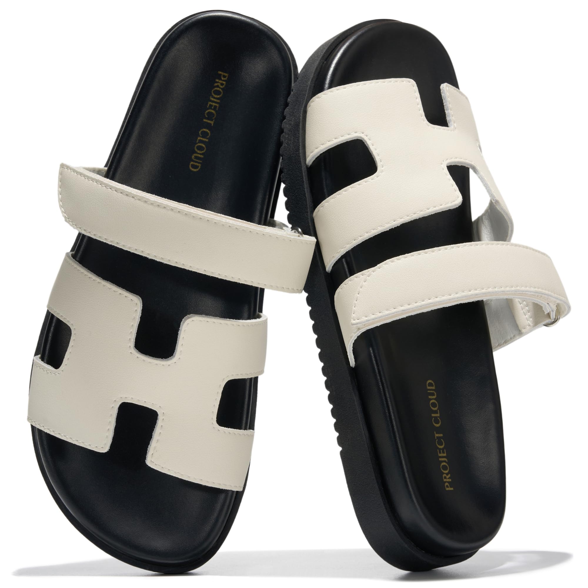 Project Cloud 100% Genuine Leather Sandals