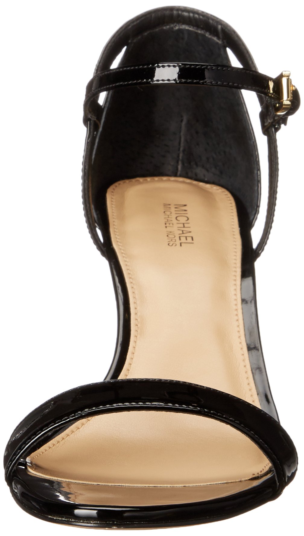 Michael Michael Kors Simone Mid Sandal Black Patent
