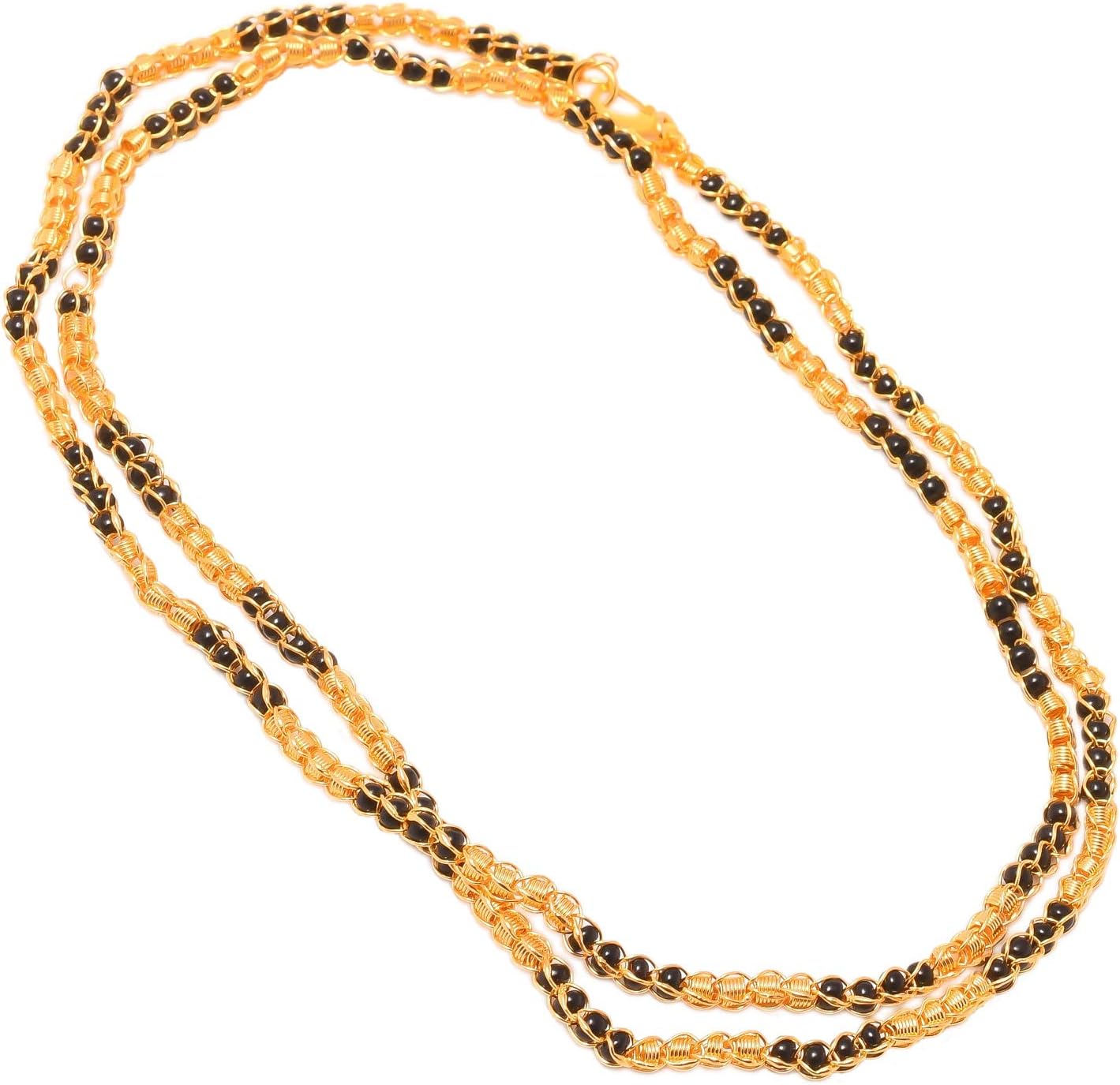 golden Chain Necklace for women and men, Medium, Brass, No Gemstone