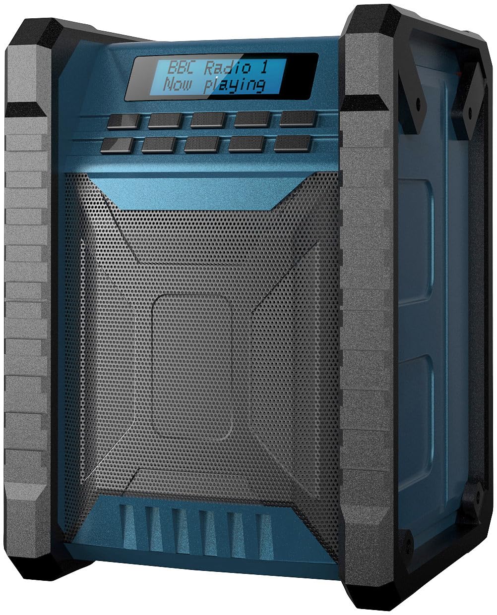 auvisio Outdoor Radio: Digitales DAB+/FM-Baustellenradio, Bluetooth, 80 Watt, IP54, Akku (Bauradio, Werkstattradio, PC)