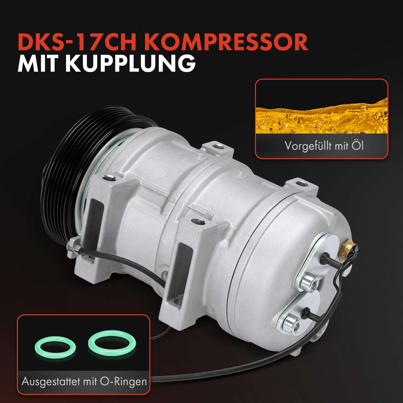 Frankberg Klimakompressor Klimaanlage 68648