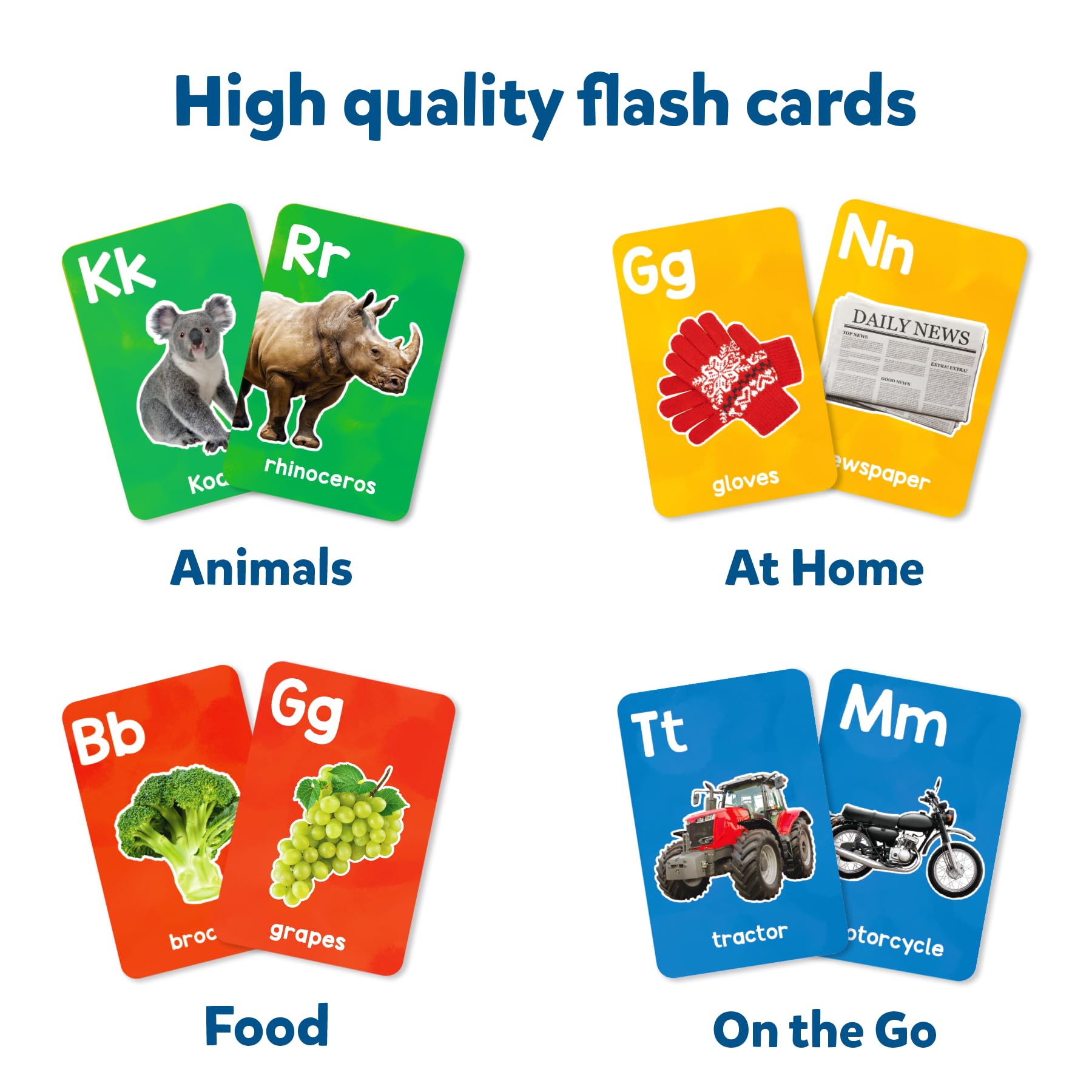 Snapklik.com : Skillmatics Thick Flash Cards For Toddlers - Letters ...