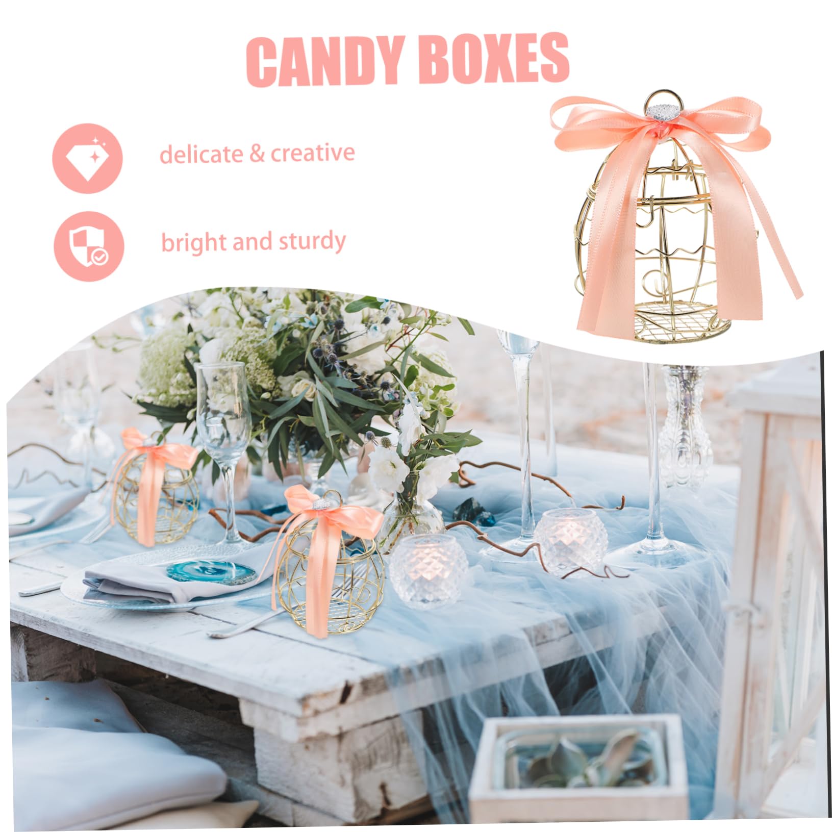 Operitacx 12pezzi Scatole Per Confezione Per e Matrimoni Design Per Decorazioni e Regali Dolciumi