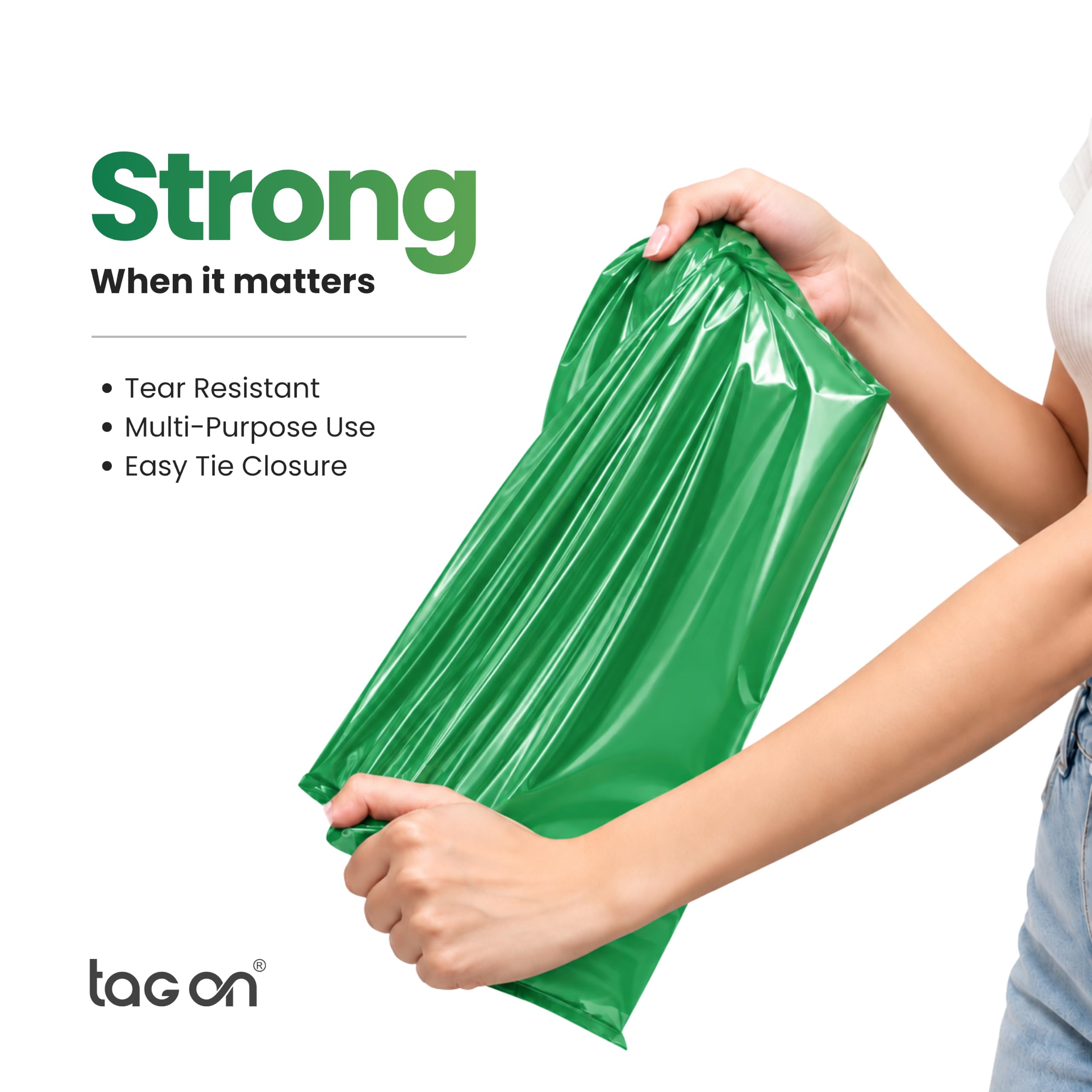 Premium Garbage Bags - 90 Pack, 19x21" -5