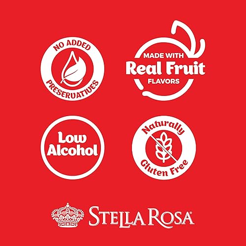Miniatura 5 de Stella Rosa Rosso clásico orgánico, botella de 25.4 fl oz