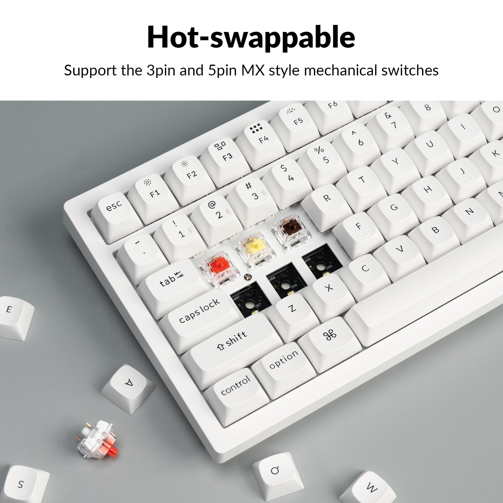 Amazon.com: Keychron K4 Pro QMK/VIA Bluetooth Wireless Mechanical