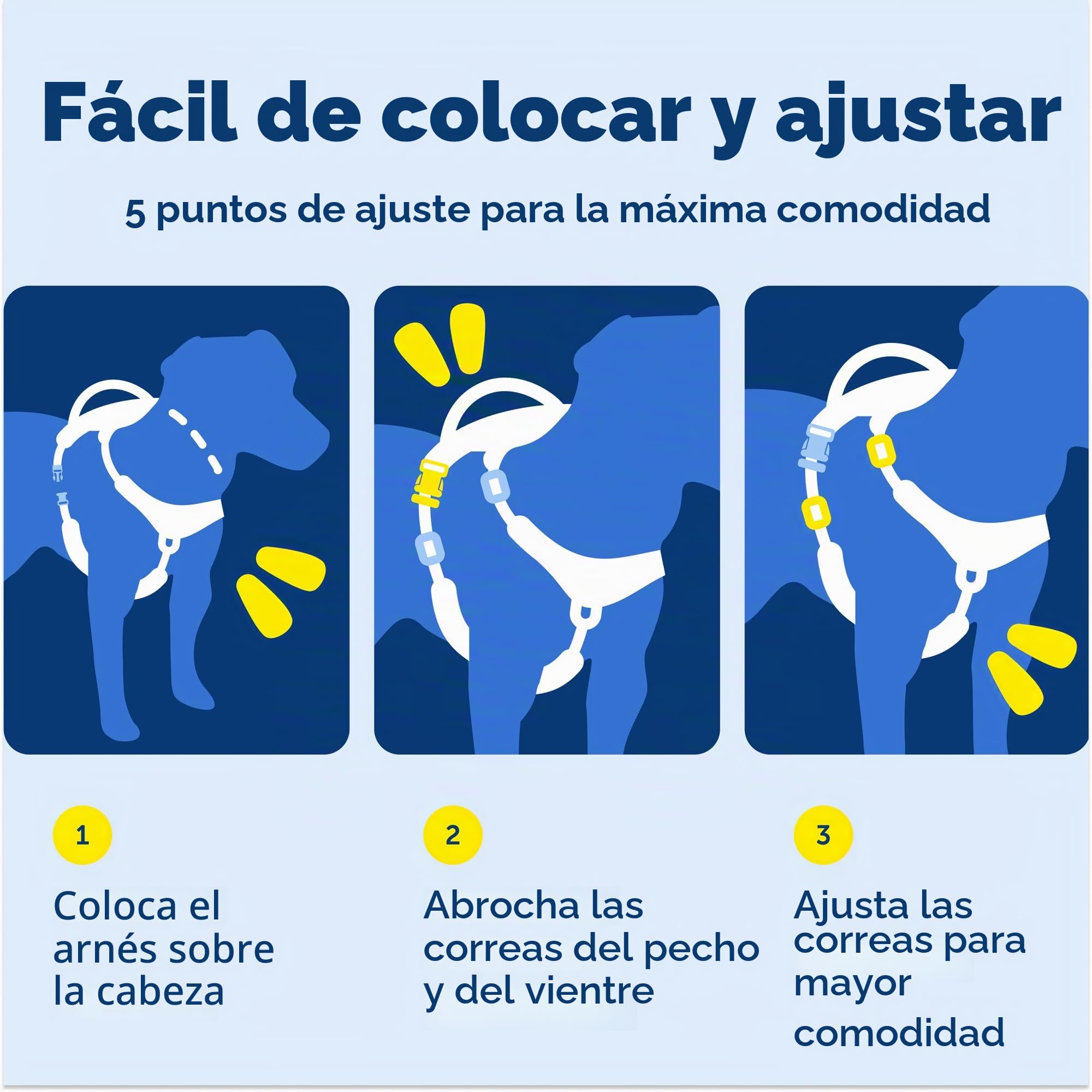 PetSafe Easy Walk Comfort - Arnés antitirones de adiestramiento, Acolchado Todo el Cuerpo, Resistente, 5 Puntos de Ajuste, Ribete Reflectante, Hebillas de Cierre rápido, asa, Uso Diario, Rosa, M/L