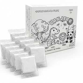 Modeling Clay for Kids, VANJETO Molding Magic Clay for Kids Air Dry, Super Soft Clay for DIY Slime, Ultra Light Air Dry Modeling Clay for Toddlers Children Teens, 7 OZ/Bag