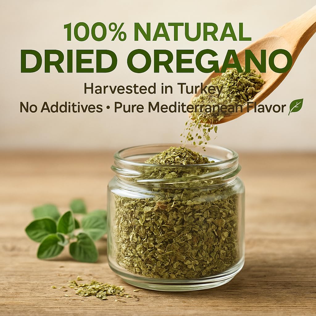 GiDeli Oregano 3 x 5kg - Getrocknete Oregano Blätter- Türkisches Gewürz für Italienische Küche - Pasta Fisch Pizza Suppen Salat und Fleischgerichte