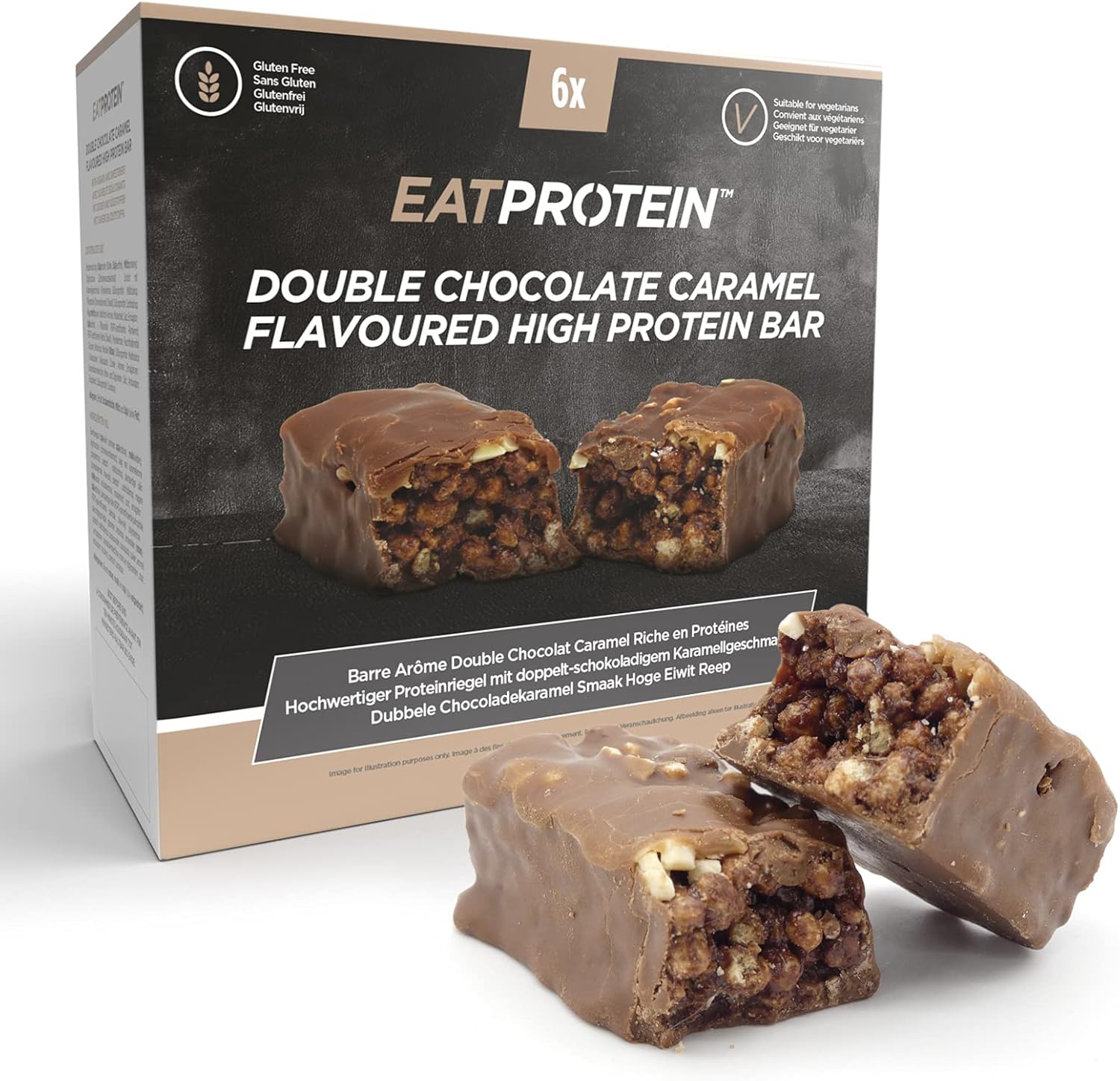 Eat Protein Protein Bars 6 x 44g High Protein Snack Contains 15g