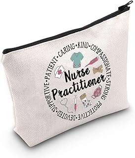 POFULL New Nurse Practitioner Gifts NP Graduation Gift Nurse Practitioner Cosmetic Bag NP Thank You Gift (Nurse Practitioner bag)