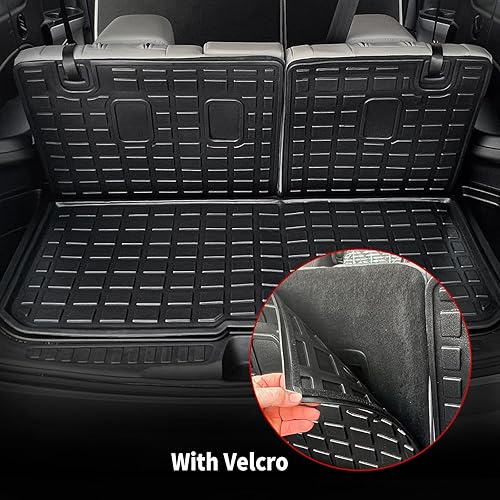 Miniatura 5 de Alfombrillas compatibles con Honda Pilot 2016-2022 de 8 asientos, alfombrilla de maletero de elastómero termoplástico (TPE), protector de asiento