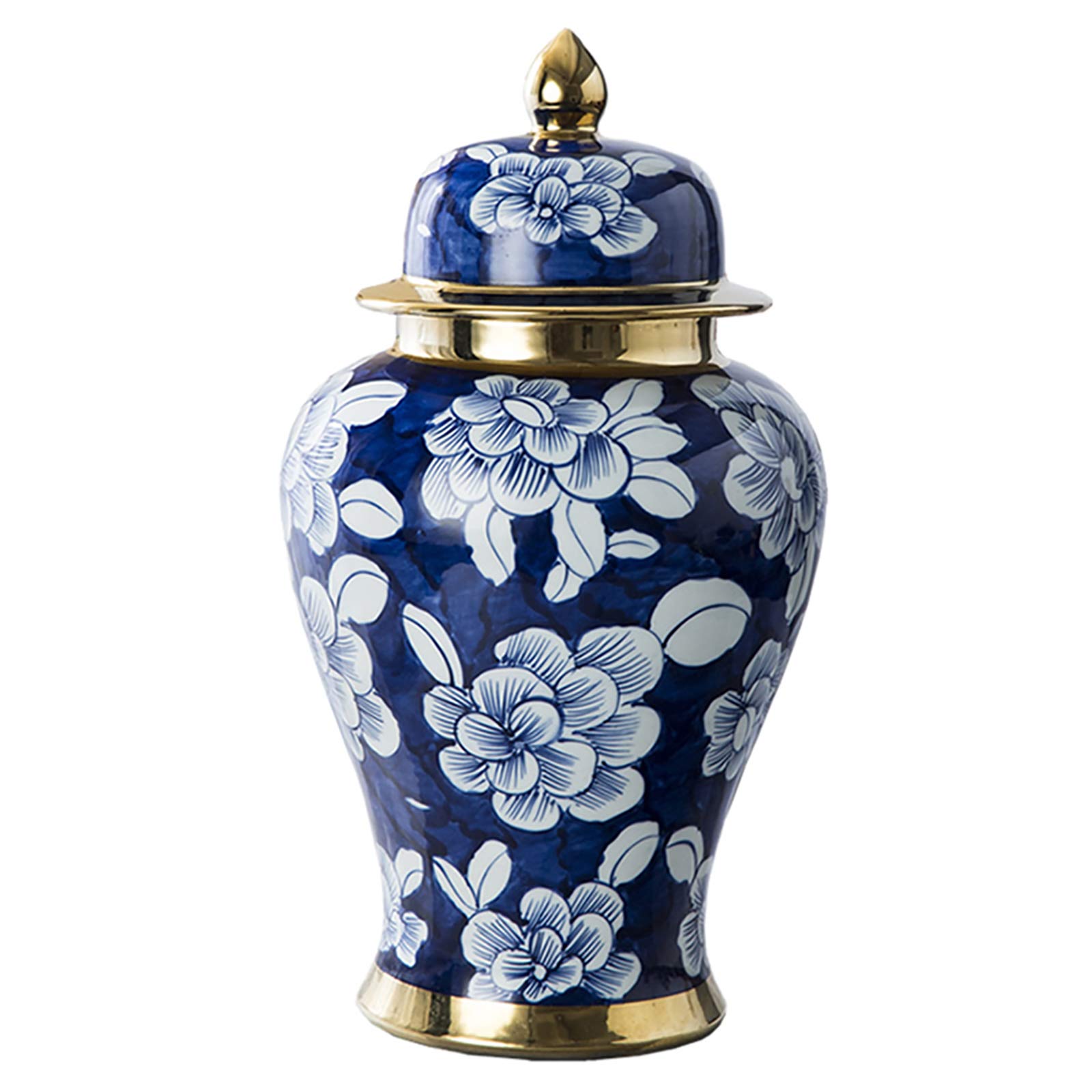 Vase en porcelaine bleu et blanc pour salon : sublimez vos meubles vides
