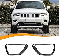 Vista 1 de Hoolcar Cubierta de faros antiniebla delanteros, marco de repuesto compatible con Jeep Grand Cherokee 2014-2016, color negro
