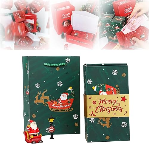 Surprise Box Gift Box for Money, Caja de Regalo Sorpresa Navidad, Seeroze Surprise Gift Money Box Christmas, Seeroze Birthday Gift Box, Autumn Stake