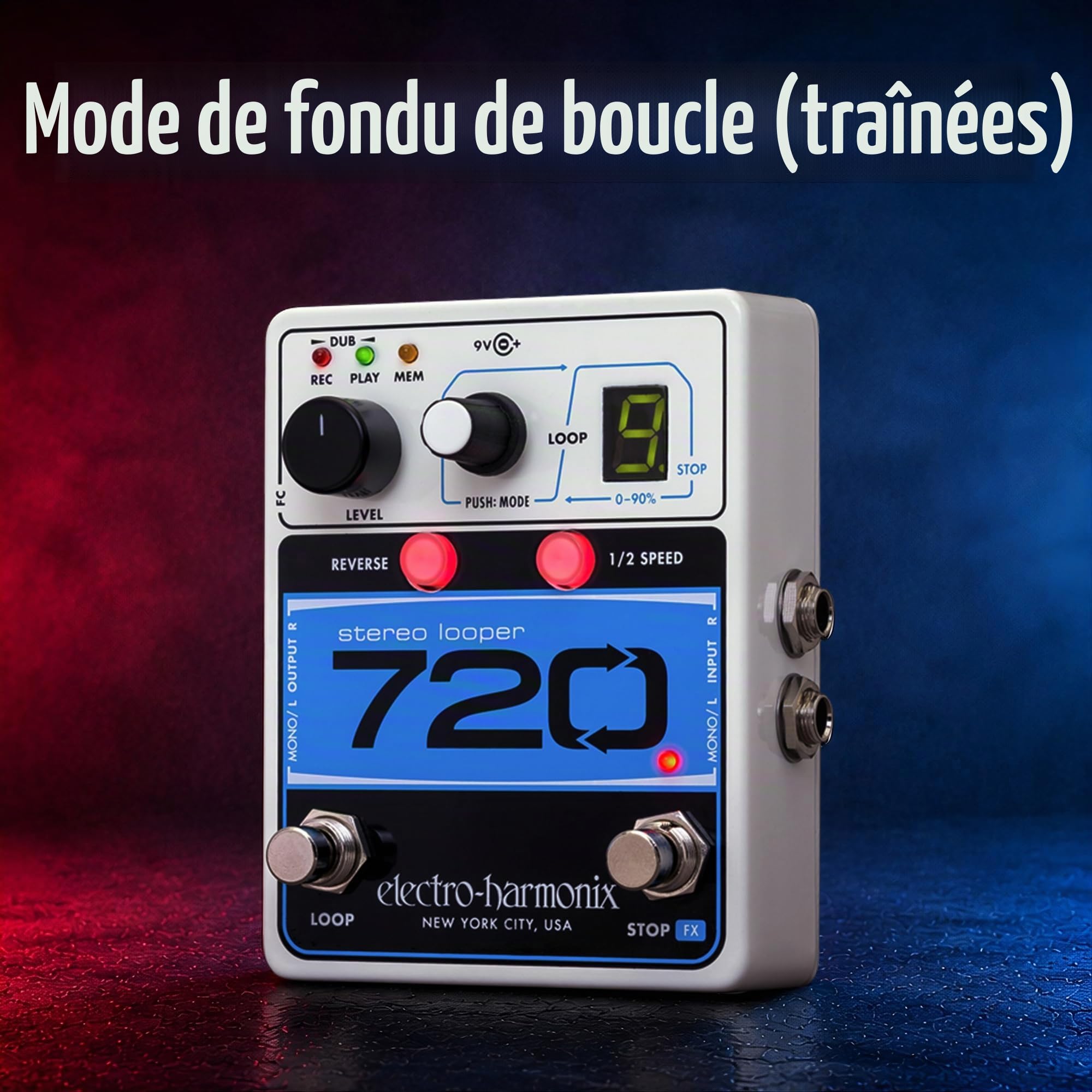 Electro-Harmonix Pédale Looper stéréo 720