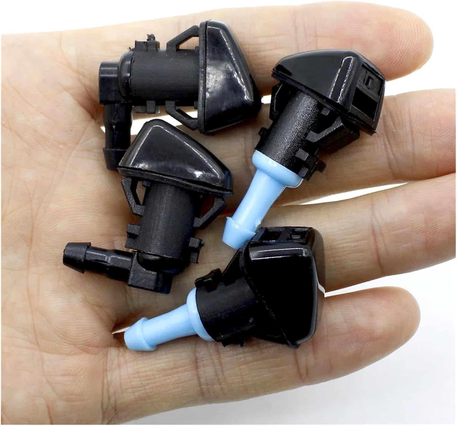 20Pcs Straight Bend Connector Car Windshield Wiper Washer Jet Nozzle Accessories(Straight 20Pcs)