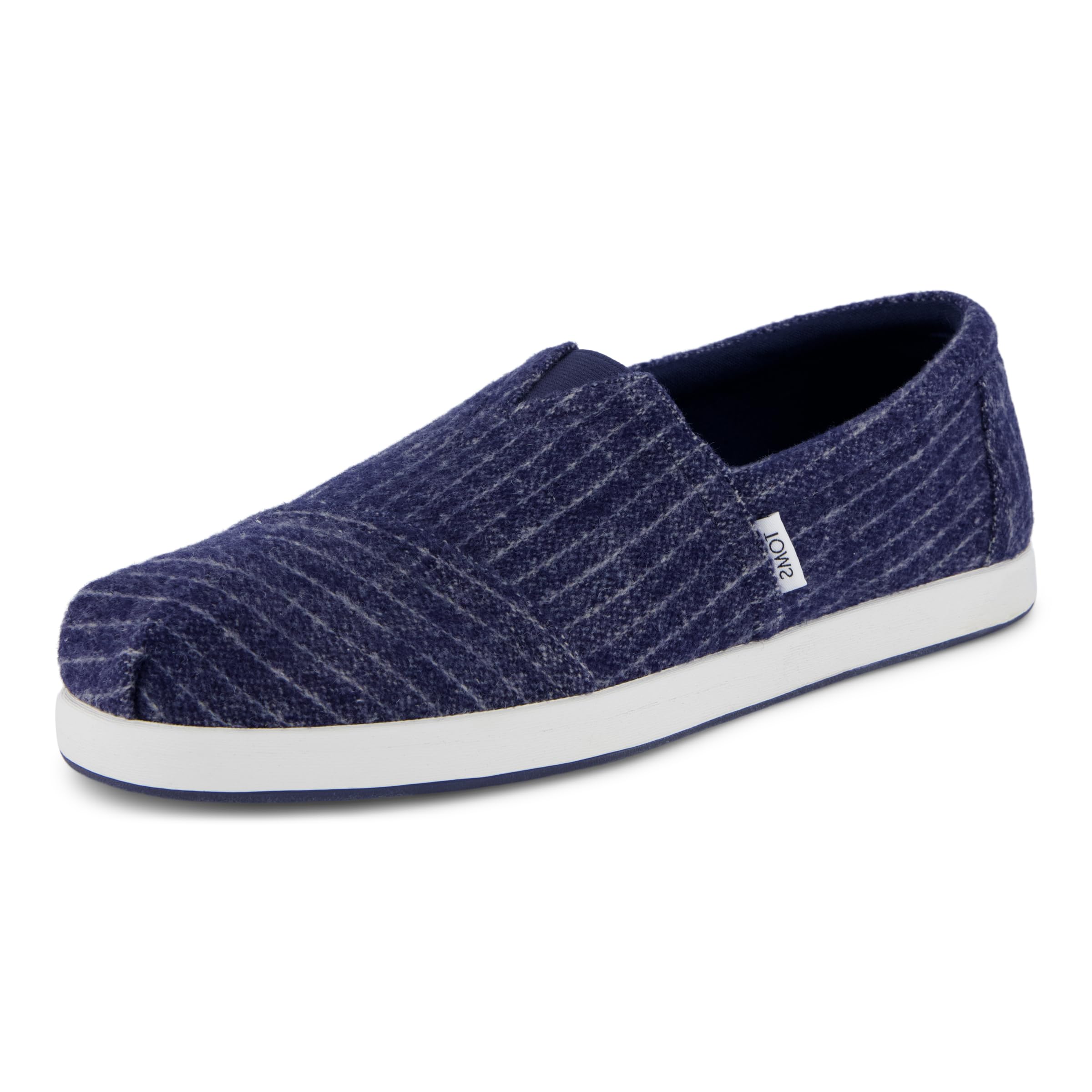 TOMS Men's Alp FWD Espadrille, Navy Cozy Stripe, 9