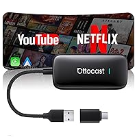OTTOCAST Play2Video Ultra 2026 AI Box, Adattatore CarPlay Wireless e Android Auto
