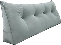 Vista 43 de Almohada de cuña acolchada de 14 libras para cabecero posicionador corporal soporte para la espalda almohada triangular para cabecero para dormir