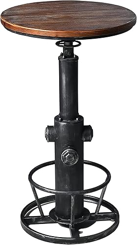 Miniatura 7 de LOKKHAN Mesa de bar de 3 piezas 386-484 pulgadas y 2 taburetes de respaldo 24-30 pulgadas para pub cocina comedor fiesta desayuno bistró parte