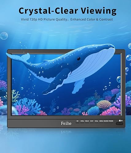 Miniatura 8 de Feihe Smart TV pequeño de 14 pulgadas con control remoto por voz, Wi-Fi, pantalla plana HD compacta Smart TV para cocina, hogar, caravana o