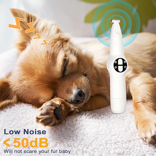 Miniatura 6 de Recortadora de patas de perro con luz LED, kit de aseo mejorado 2 en 1, amoladora inalámbrica de uñas para mascotas con 3 puertos para perros