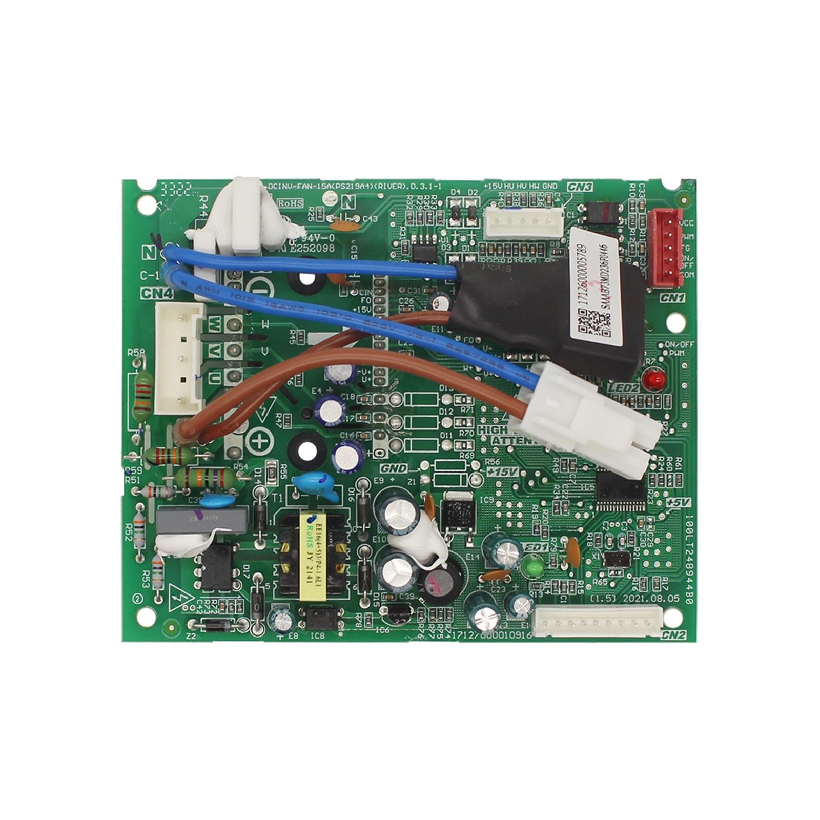 Fan Control PCB 17126000005789 DCINV-FAN-15A(PS219A4) DCFAN-ME-POWER-15A(PS21964) ， Compatible For Midea ，Outdoor Unit