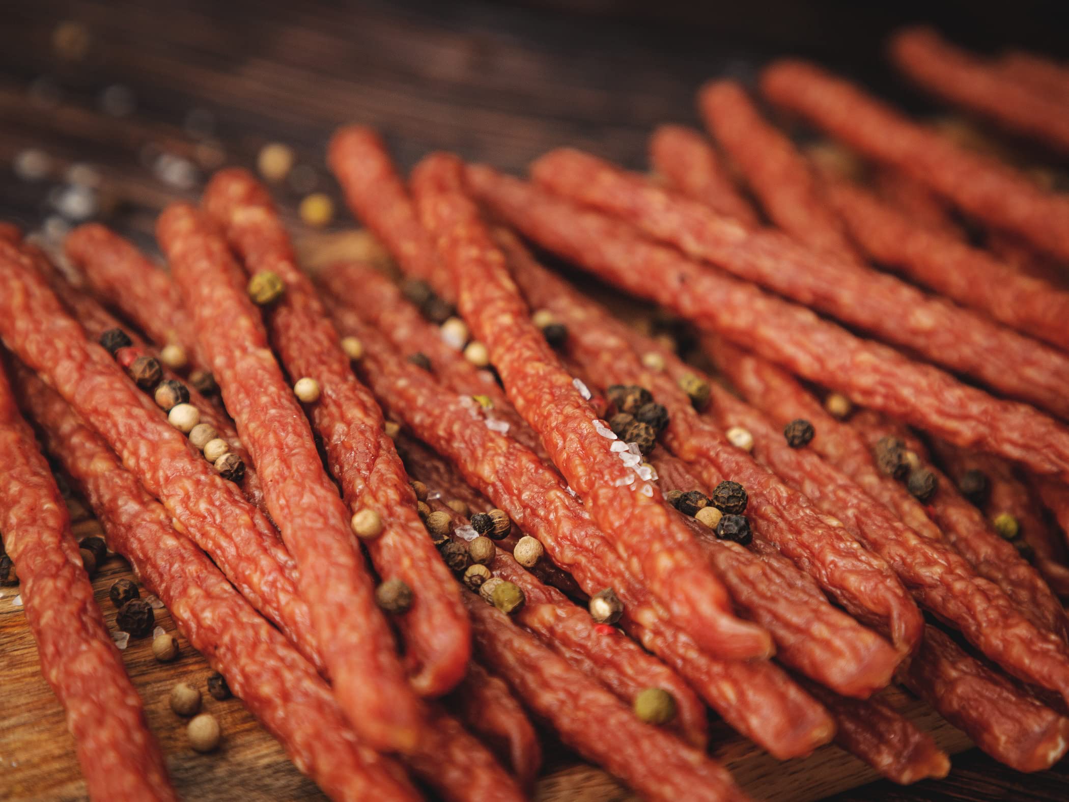 Craftsman Snack Sticks Original (5 x 45 g) | Wurst Snack | Mini-Salami | Fleischsnack to Go | geräucherte Mini Wurst | Herzhafte Salami-Sticks | Rohwurst | Dauerwurst (5 Packungen (5 x 45g))