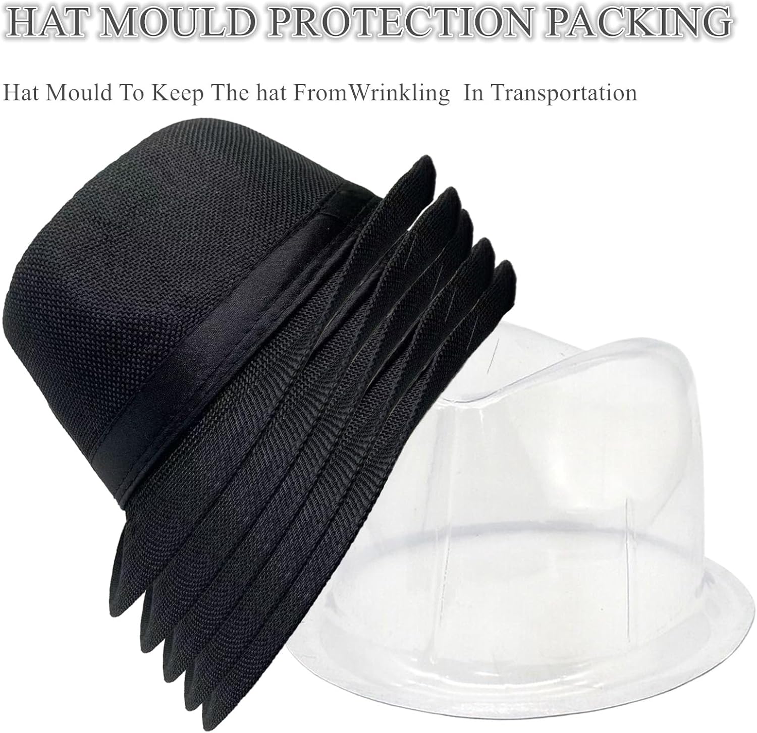 5 Pack Bulk Cuban Fedora Sun Hats Men with Adjustable Strap, Short Brim 1920s Unisex Party Costume Hats Women. - Image 5