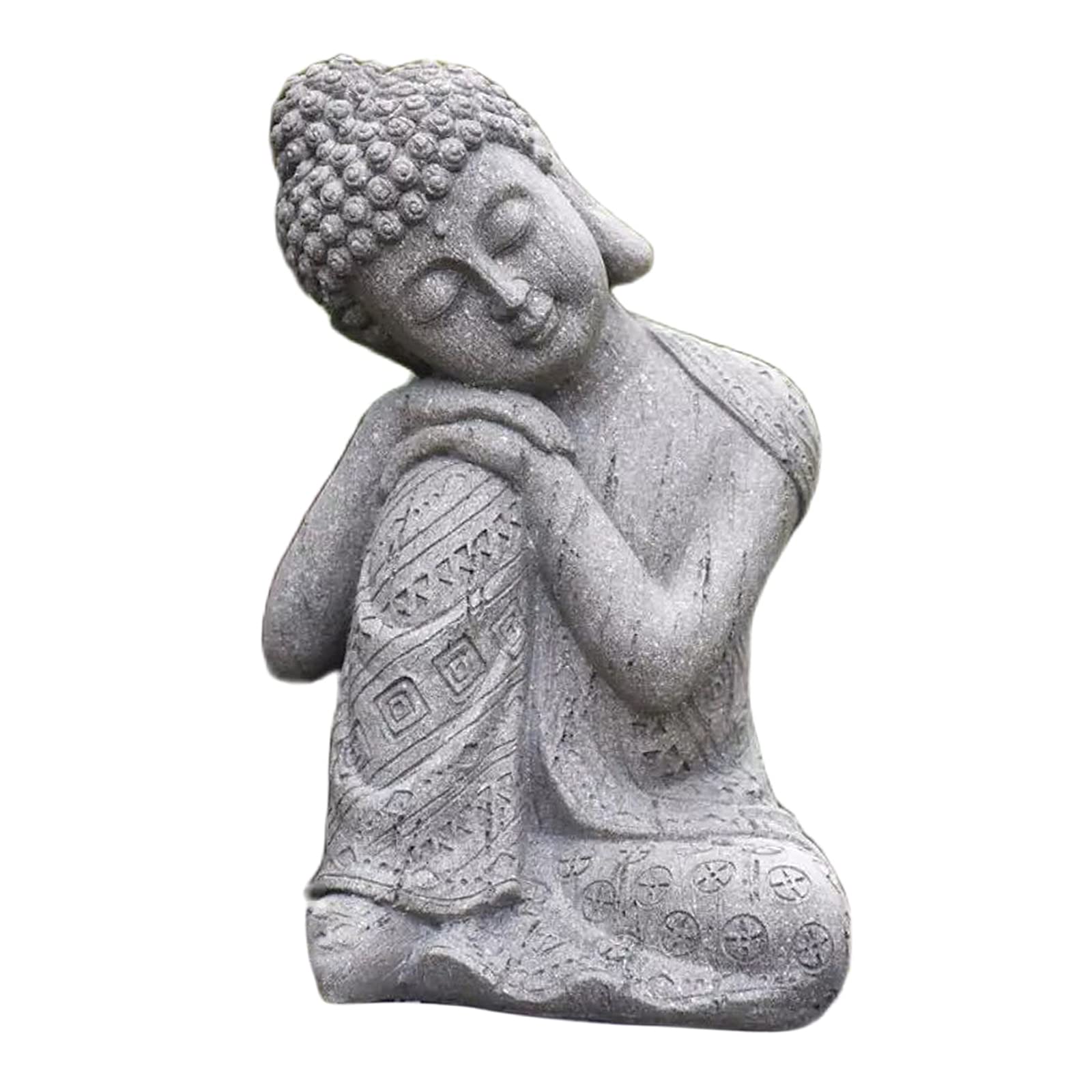 Easnea Sleeping Thai Buddha Statues Ornament Figurine, Garden Buddha Statue Sculpture Indoor/Outdoor Decor for Home,Garden,Patio,Deck,Porch Yard Art Decor 1 Pc