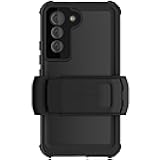 Ghostek Nautical Galaxy S22 Case Waterproof with Screen Camera Protector, Belt Clip Holster Heavy Duty Protective Full Body Hard Phone Covers Designed for 2022 Galaxy S22 5G (6.1 inch) (Clear)
