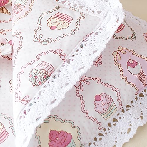 Miniatura 5 de CALEMBOU Cama para muñecas con escalera, suministros de casa de muñecas de madera, muebles de muñeca en miniatura, mini cosas para muñecas (ropa de